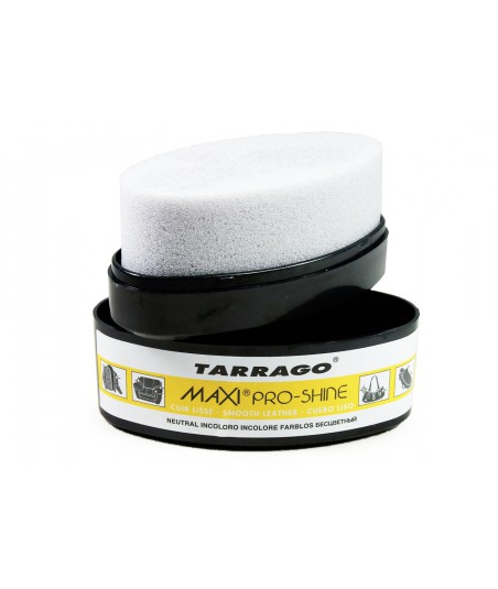 TARRAGO Maxi Pro Shine - gąbka do czyszczenia butów z woskiem i silikonem