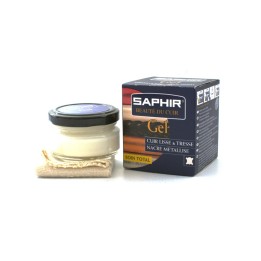 SAPHIR Gel Glass + szmatka - delikatny żel do skór gładkich 