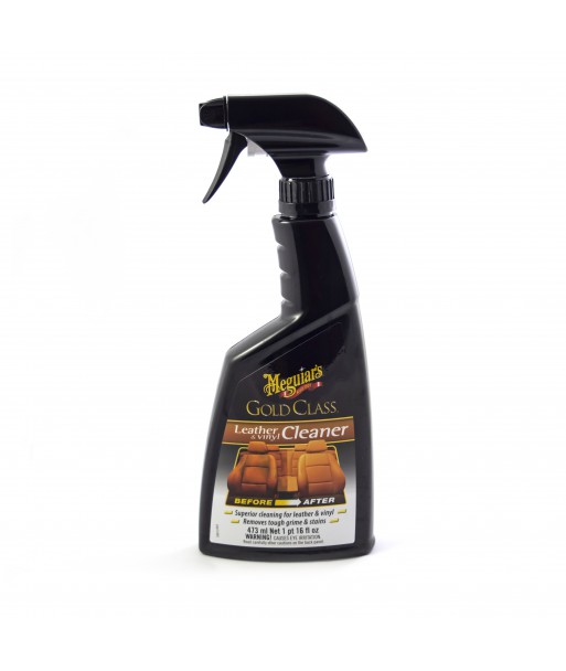 MEGUIAR'S GOLD CLASS LEATHER & VINYL CLEANER - ŚRODEK DO CZYSZCZENIA SKÓRY I WINYLU 473 ML