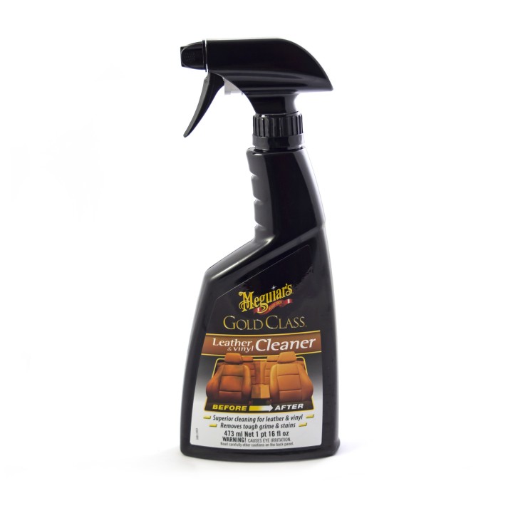 MEGUIAR'S GOLD CLASS LEATHER & VINYL CLEANER - ŚRODEK DO CZYSZCZENIA SKÓRY I WINYLU 473 ML