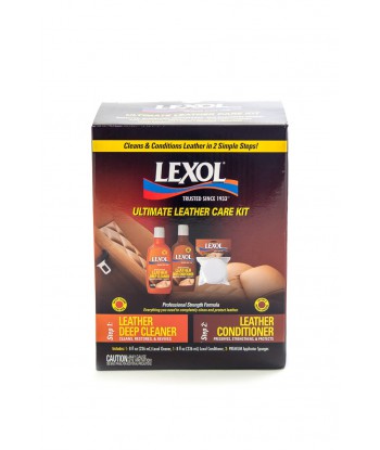 Lexol Leather Kit Small 2 x 236 ml - Zestaw do czyszczenia i impregnacji skór