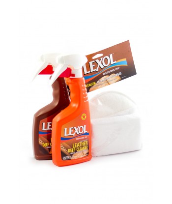 Lexol Leather Care Kit Big 2 x 236 ml - Zestaw do czyszczenia i impregnacji skór