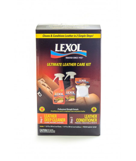 Lexol Leather Care Kit Big 2 x 500 ml - Duży zestaw do czyszczenia i impregnacji skór