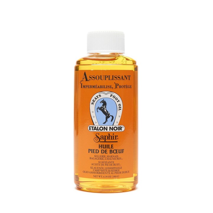 SAPHIR Etalon Noir 200ml - Olej/tłuszcz do skór