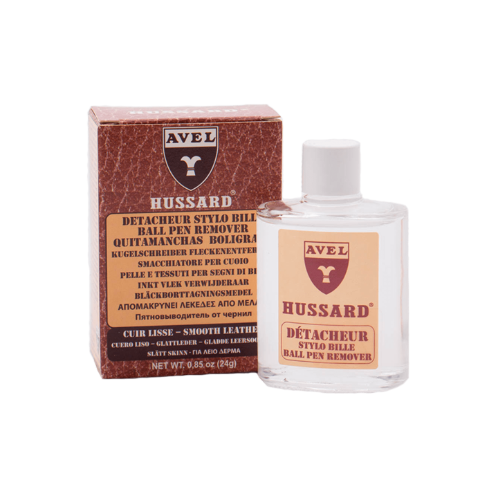 AVEL Hussard Stain Remover Ball-Point Ink 30ml - Silny odplamiacz do usuwania zabrudzeń z długopisów i piór