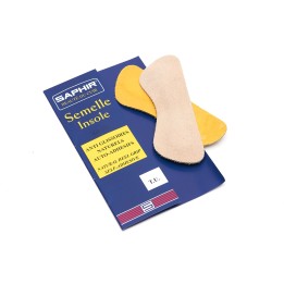SAPHIR BDC Insoles Heel Grips Natural 3cm - Samoprzylepne zamszowe zapiętki