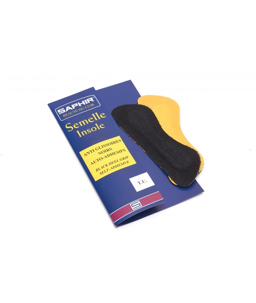 SAPHIR BDC Insoles Heel Grips Black 3cm - Samoprzylepne zamszowe zapiętki