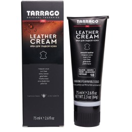 TARRAGO Leather Cream 75ml z aplikatorem - Krem do butów z woskiem pszczelim
