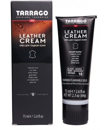 TARRAGO Leather Cream 75ml z aplikatorem - Krem do butów z woskiem pszczelim