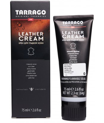 TARRAGO Leather Cream 75ml z aplikatorem - Krem do butów z woskiem pszczelim