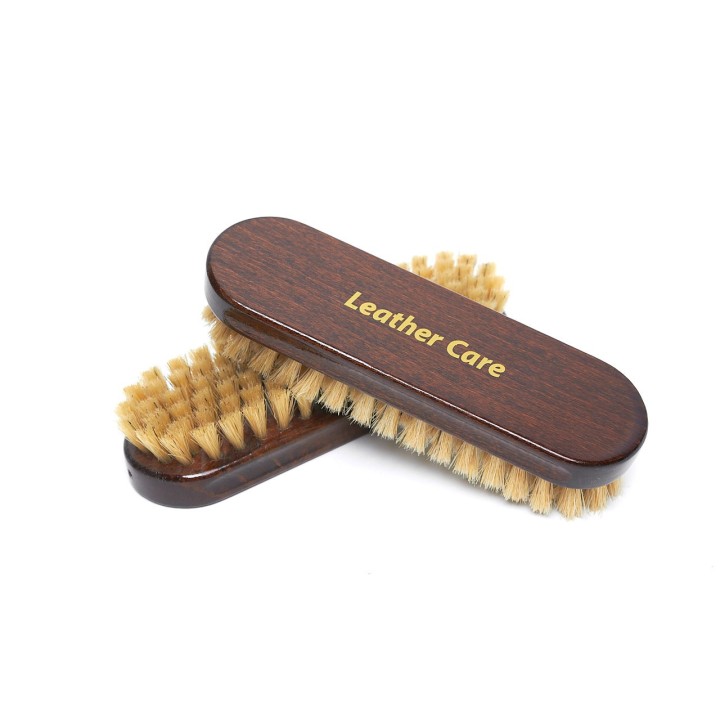Leathercare  Medium Brush - Szczotka 11,5 cm średnia z naturalnym włosiem