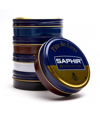 Pasta woskowa do skór - Saphir Pate de Luxe 50ml (kolory)