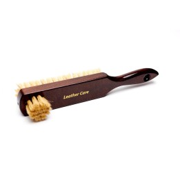 Leathercare Natural Brush - Dwufunkcyjna szczotka do skór