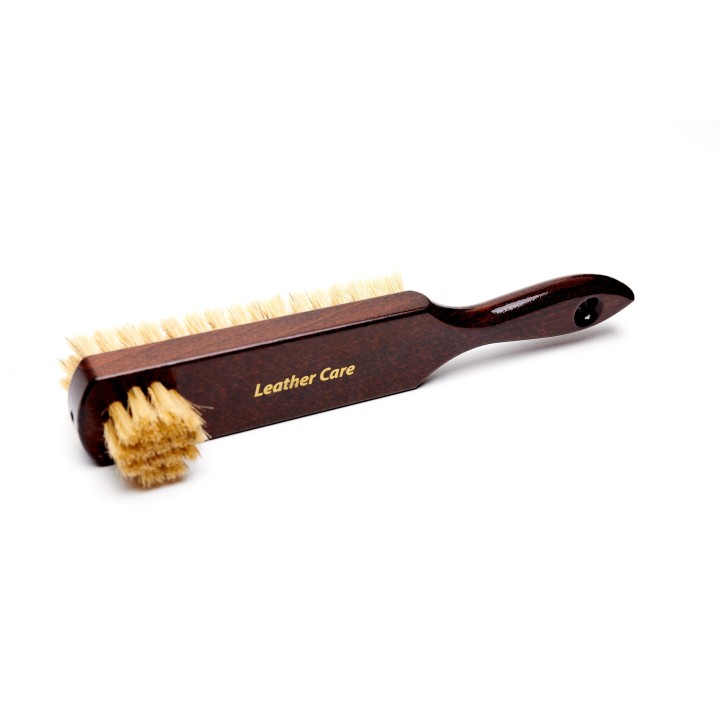 Leathercare Natural Brush - Dwufunkcyjna szczotka do skór