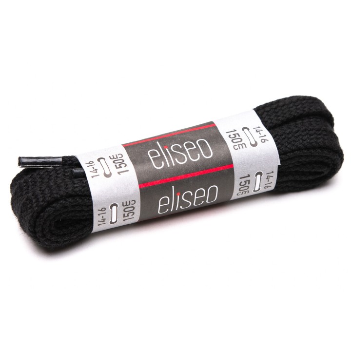 Sznurowadła czarne, płaskie do sneakersów 150cm