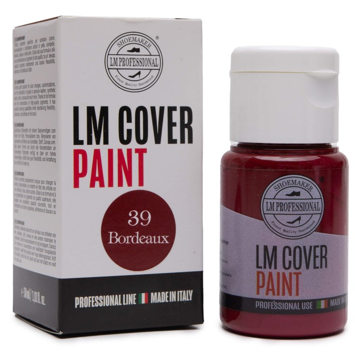 LM Professional Cover Paint - Farba do customizacji sneakersów 39. Bordowy