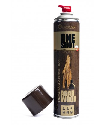 Freshtek One Shot Agar Wood 600ml - Odświeżacz powietrza